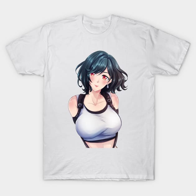 Tifa (short hair) T-Shirt by Iwonn